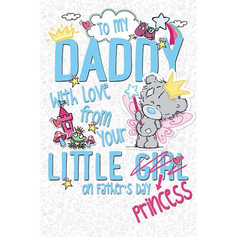 Daddy From Little Girl My Dinky Bear Me to You Fathers Day Card £1.89